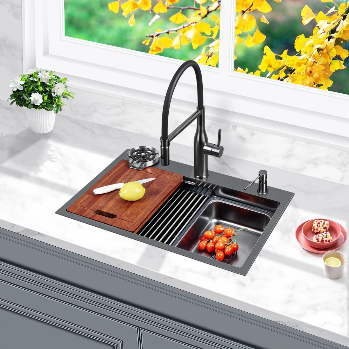 26*18*8 SINK - BLACK